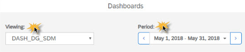 Viewing period selection